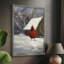«Christmas Holiday Art CDLxxiv», reproduction d'art encadrée - bois massif-1517229365