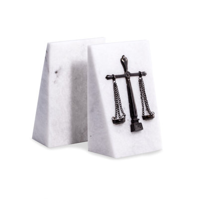 Modern & Contemporary Stone Non-Skid Bookends