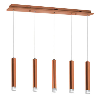 Glennville 5 - Light LED Kitchen Island Pendant