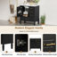 Meuble-lavabo noir traditionnel 30 po-1608973628