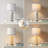 27in Coastal Table Lamps For Living Room Set Of 2, Bedside Lamps With Night Light