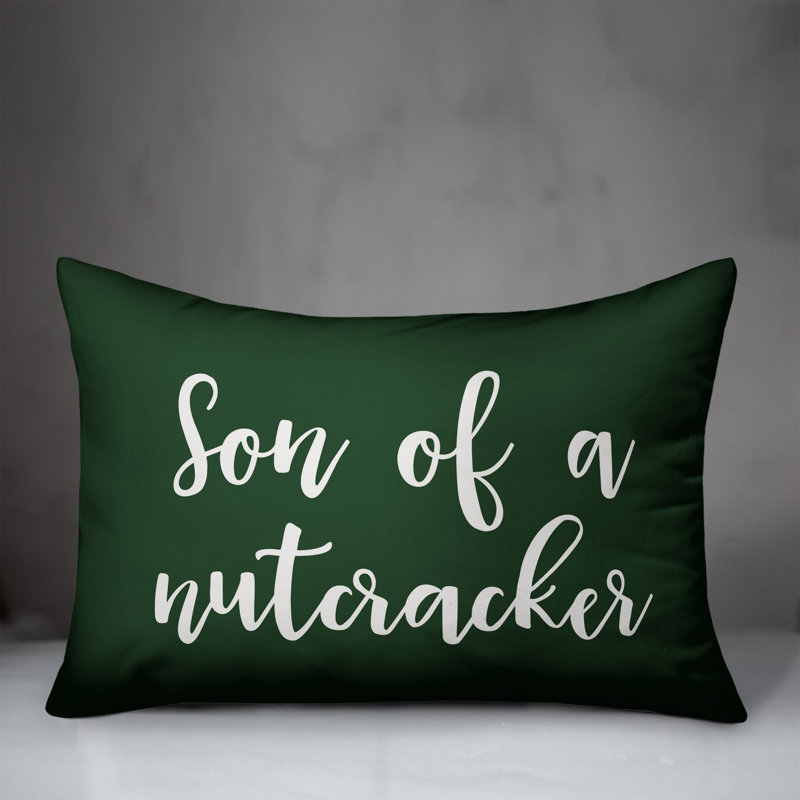  Coussin lombaire Sun of a Nutcracker, Vert foncé
