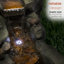 Tiered Rocky River Stream Water Fountain with LED Lights, 61", Brown-526840436