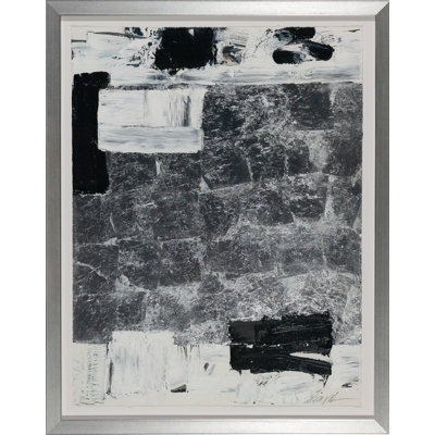 Silver déclaration 2 par Robert Robinson - peinture encadrée sur papier