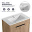Meuble-lavabo simple autoportant 30 po avec comptoir en céramique Barrero-2116074750-2130501321