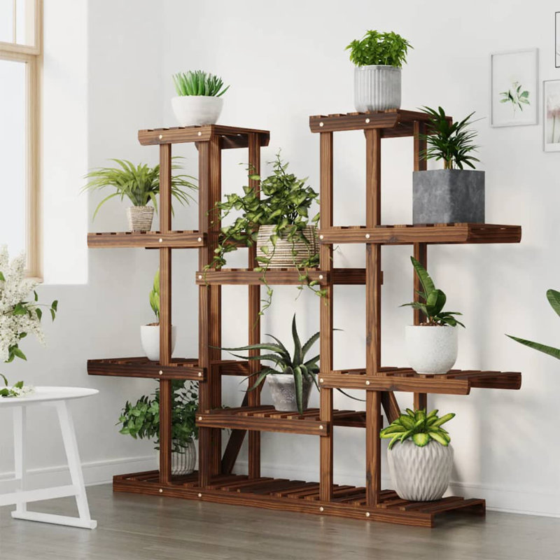 Svedin Plant Stand, Carbonized Brown