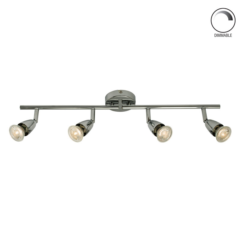 Eichler Semi Flush Mount, Chrome
