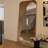 High-Definition Wall-Mounted Full-Body Mirror In The Minimalist Style Of Wood-117890547