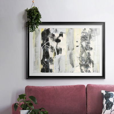 «Tall», impression encadrée avec verre biseauté mat et verre