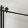 60 In. W X 76 In. Hsliding Frameless Shower Door In Matte Black With Clear Glass