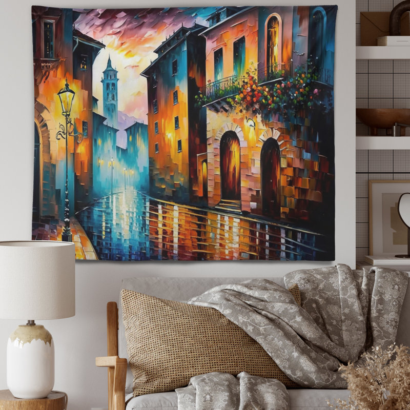 Polyester Tapestry, 50" H x 60" W