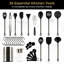 Ensemble de 35 ustensiles de cuisine en silicone assortis 35 pièces