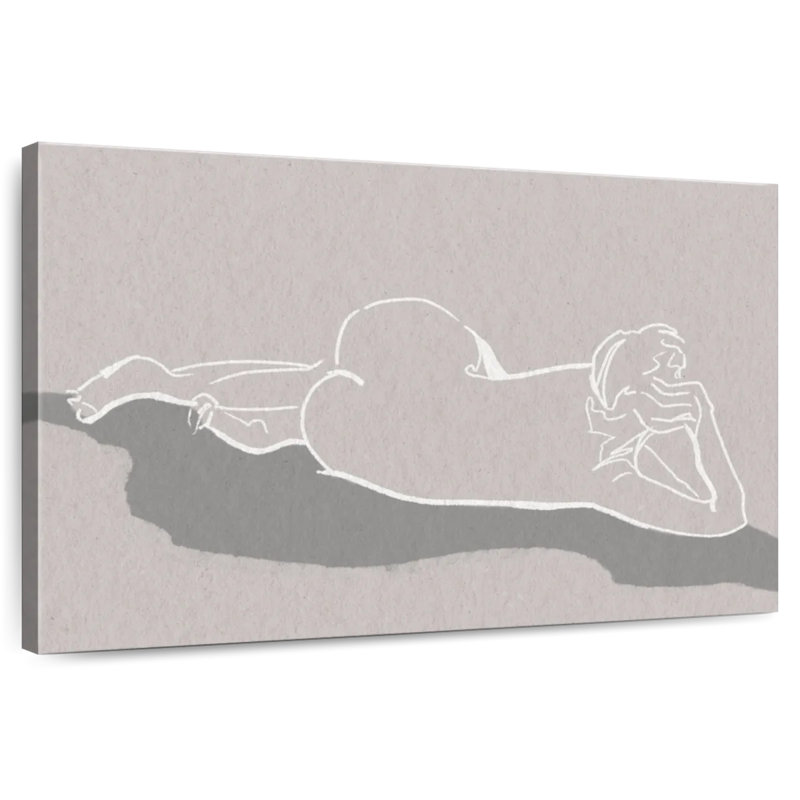 Leisha Lying On Her Side, 8" H x 12" W