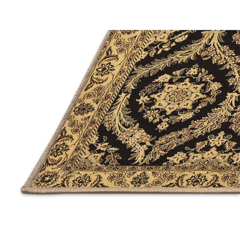 Tapis brun traditionnel Traditional 1698, Rectangle 5 pi x 7 pi