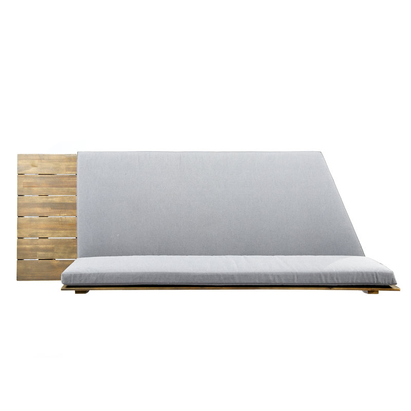 Bynum Symmetrical Modular Sectional with Ottoman, Gray