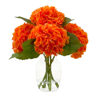 Hydrangea Arrangement in Vase