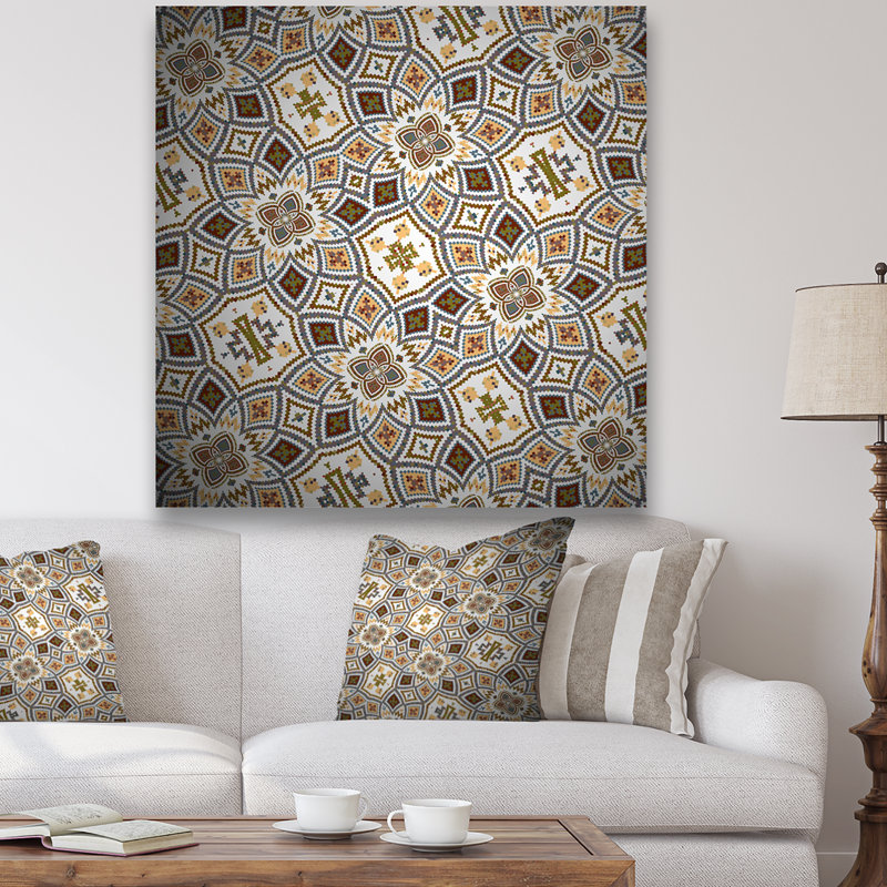 « Arabic Mosaic plafond », impression sur toile, H 30 po x l 30 po x P 1 po