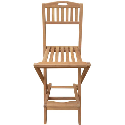 Costantino Teak Patio Bar Stool