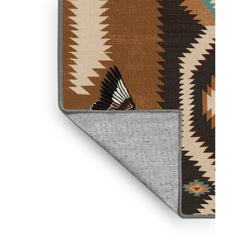 Tapis lavable oiseaux du sud-ouest, Rectangle 4pi x 6 pi