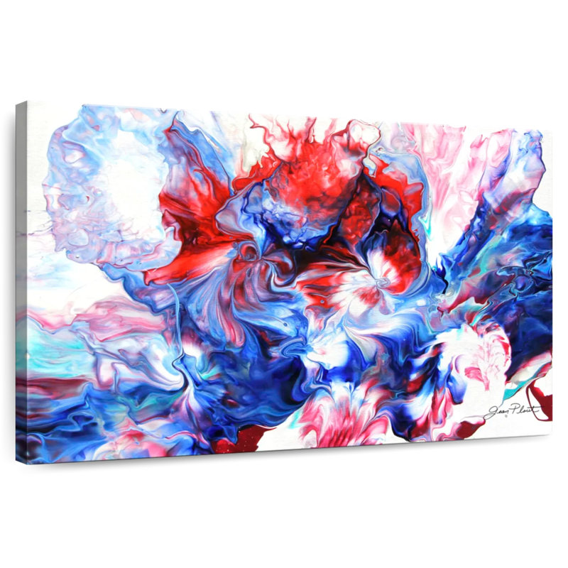 Avery abstrait versant V, H 16 po x l 24 po