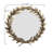 Idhant Round Metal Laurel Wreath Round Wall Mirror