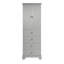 Storage Cabinet With 2 Doors And 4 Drawers For Bathroom, Office, Adjustable Shelf, MDF Board With Painted Finish-1400213241