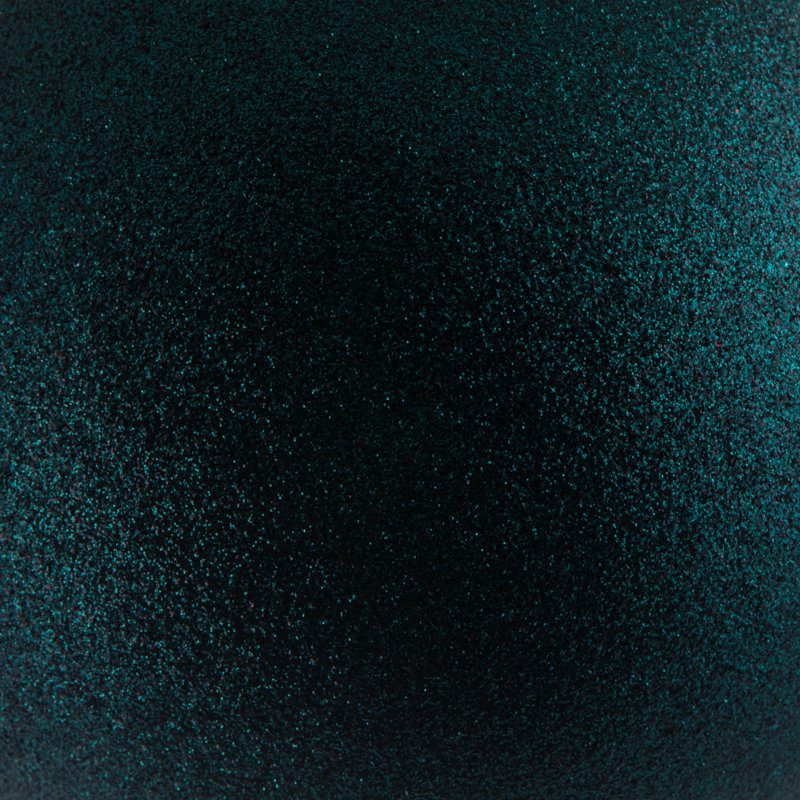 Décoration de boule décorative des Fêtes, H 6 po x l 6 po x P 6 po, Paillettes vert nuit