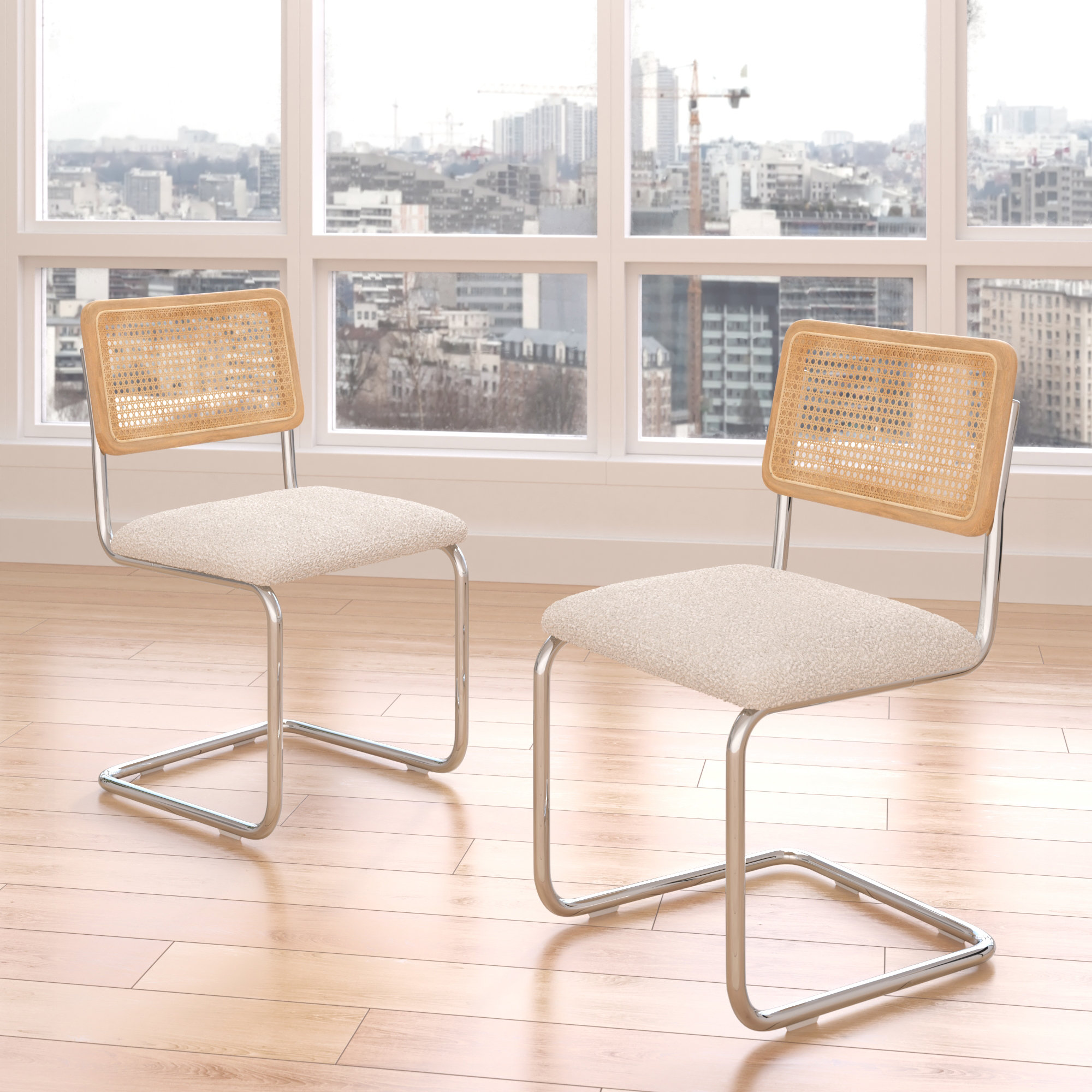 AllModern Walsh Boucle Side Chair & Reviews | AllModern
