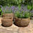 3 Piece Wicker Basket Set