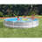 Intex 12ft x 30in Prism Frame Above Ground Round Swimming Pool & Robot Vacuum