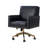 Oracle Transitional Faux Leather 360° Swivel Tilting Office Chair with Nailhead Trim-603445870