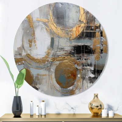 " Gold And Gray Radical Simplicity II "