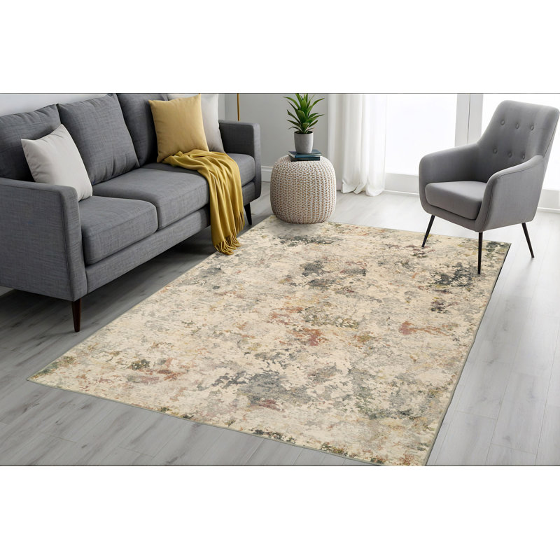 Tapis gris Maurin, Rectangle 6 pi 7 po x 9 pi 6 po