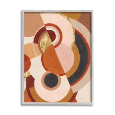 «Asymmetric Abstract Circles» par Grace Popp - reproduction d'art