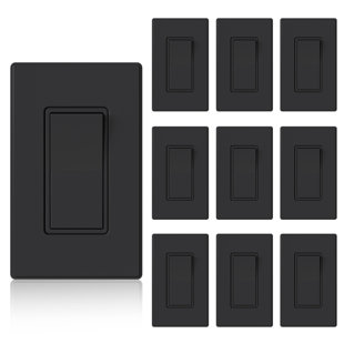 Black Nickel Single Light Switch Electrical Switches
