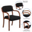 Chaise de salle d'attente en cuir Marthell-20138079