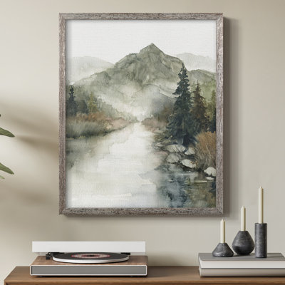 Woodland Harvest Landscape Framed Print - Solid Wood