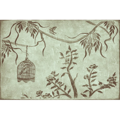 Peaceful Garden III - Wrapped Canvas Painting