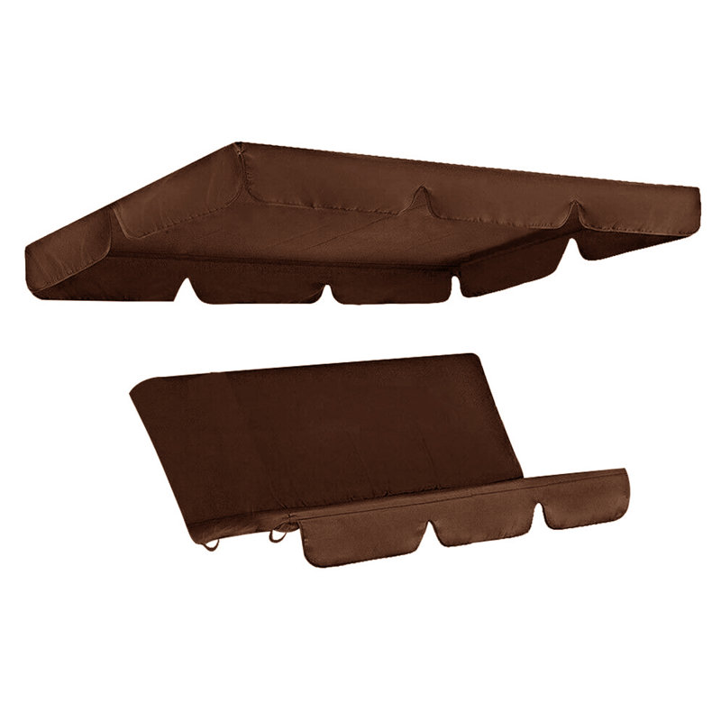 HALLOLURE Fabric Replacement Canopy for Canopy, Coffee