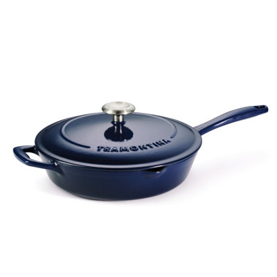 Tramontina Bestow Enameled Cast Iron Covered Skillet