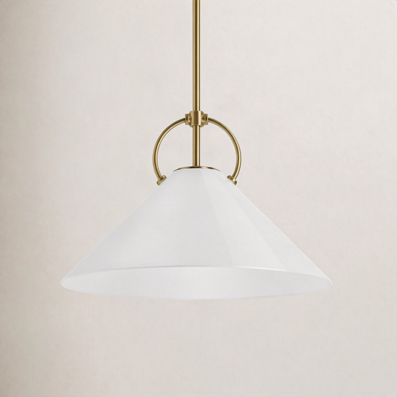 Kernen By Studio McGee 18 in. Pendant, Brushed Moderne Brass