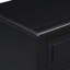 U_STYLE Table de chevet peinte de 28 po avec 3 tiroirs et rails coulissants, armoire de chevet simple avec poignée en métal, table d'appoint minimaliste avec pieds en caoutchouc pour canapé de chambre à coucher-35066915