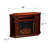 Goutam TV Stand Fireplace for TVs up to 55" Fireplace-1081719381