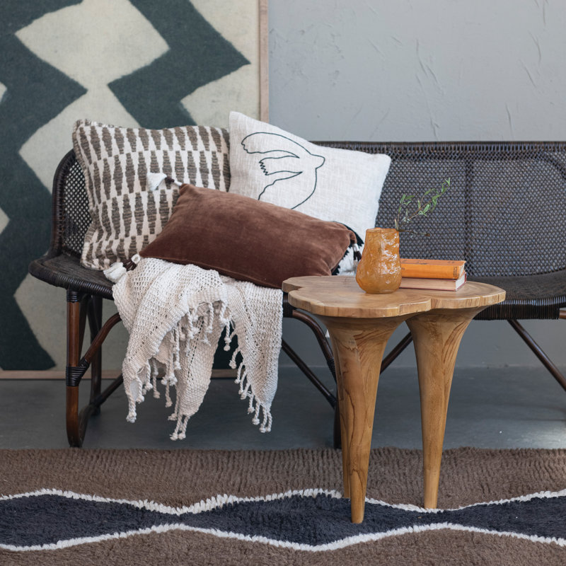 Embroidered Cotton Pillow Cover
