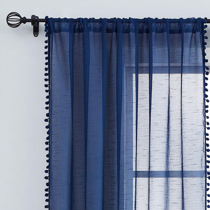 Carollyn Semi Sheer Curtain Pair