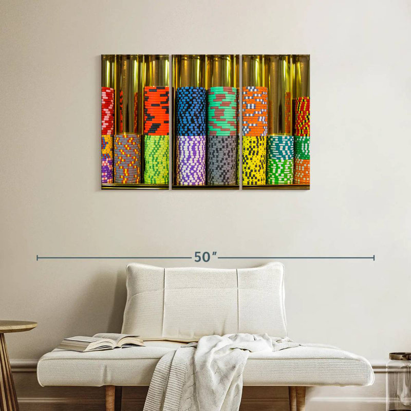 Senne Gambling Chips, 24" H x 38" W