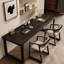 Bureau moderne et simple en bois massif-1468589784