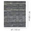 Tapis indigo rayé fabriqué à la main Dhurrie Unadilla-176575909