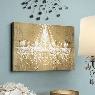 " Dramatic Entrance Gold " Painting Print