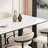 Medieval Style Solid Wood Rectangular Dining Table-110980449